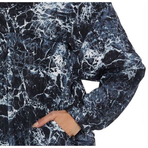 FITWEAR - 🎉HP🎉NWT -L Sz L (10) The Lush Windbreaker/Full Zip/Black/White Marbled - Picture 14 of 16